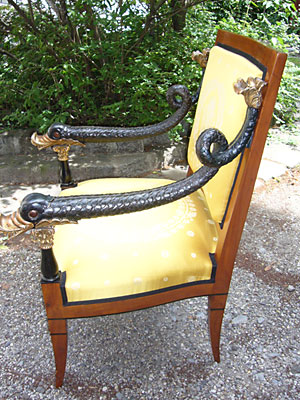 PAAR MUSEALE EMPIRE-ARMLEHNSESSEL                                                               