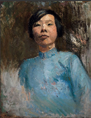 Portrait einer Chinesin, WILHELM THÖNY
